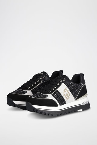 Zapatillas de piel Maxi Wonder - Negro