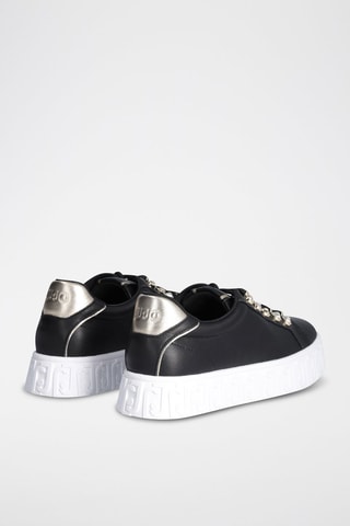 Zapatillas de piel Lovely - Negro