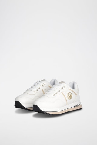 Zapatillas con plataforma Maxi Wonder - Blanco, beige y negro