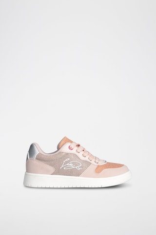 Zapatillas Celia - Naranja, rosa y gris