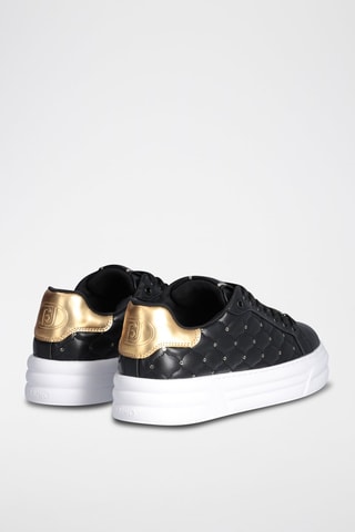 Zapatillas con plataforma - Blanco y negro