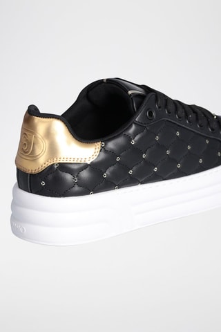 Zapatillas con plataforma - Blanco y negro