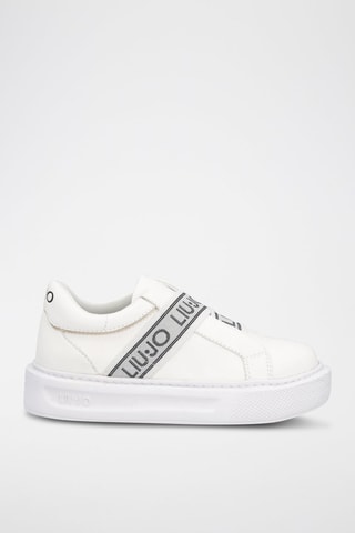 Slip-on - Blanco y gris
