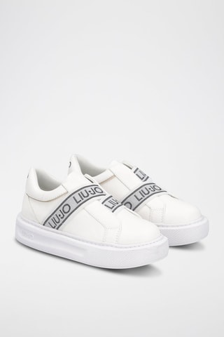 Slip-on - Blanco y gris