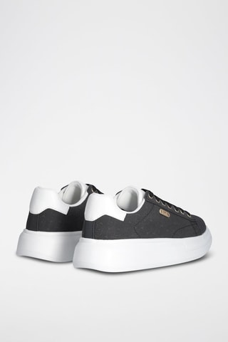 Zapatillas con plataforma - Blanco y negro