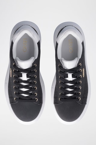 Zapatillas con plataforma - Blanco y negro