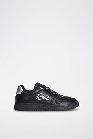 Zapatillas Celia - Plateado y negro