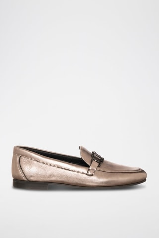 Mocasines de piel ovina Emel - Dorado
