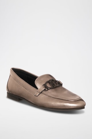 Mocasines de piel ovina Emel - Dorado