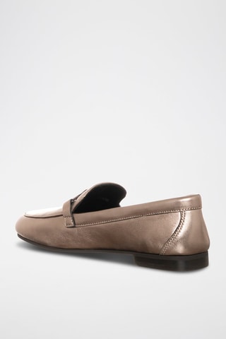 Mocasines de piel ovina Emel - Dorado