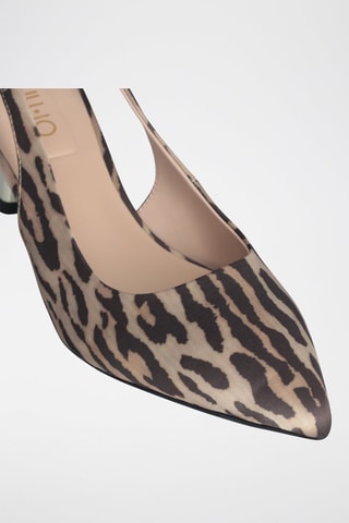 Zapatos de tacón - Beige y marrón