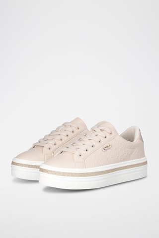 Zapatillas con plataforma - Beige