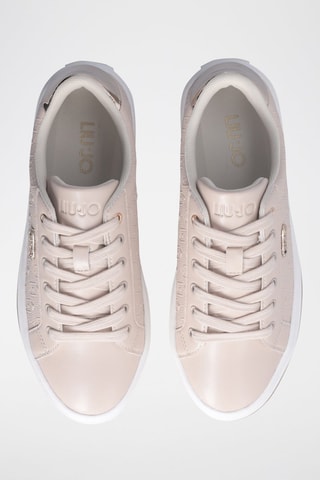 Zapatillas con plataforma - Beige