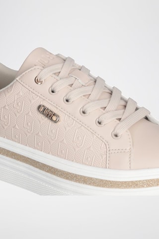 Zapatillas con plataforma - Beige