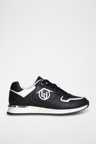 Zapatillas de piel - Negro