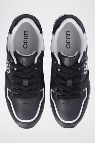 Zapatillas de piel - Negro