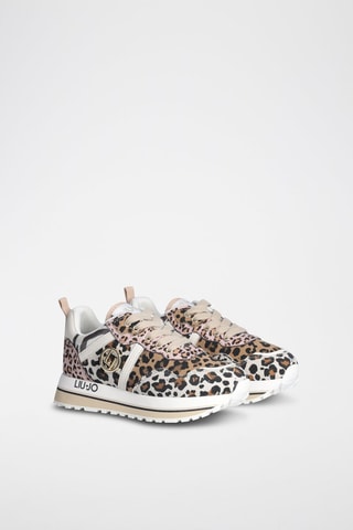 Zapatillas Maxi Wonder - Beige y rosa