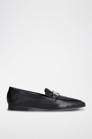 Mocasines de piel Emel - Negro