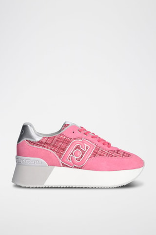 Zapatillas de piel con plataforma Dreamy - Rosa