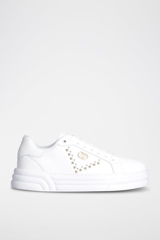Zapatillas de piel Cleo - Blanco