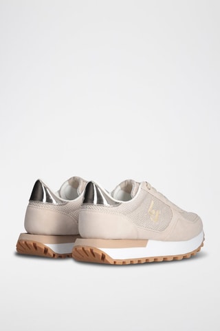 Zapatillas - Blanco y beige