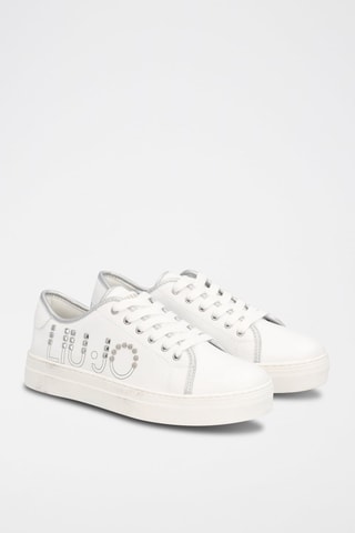Zapatillas Alicia - Blanco y plateado
