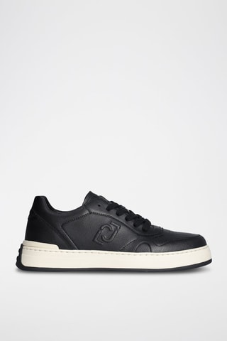 Zapatillas de piel Boy - Blanco y negro