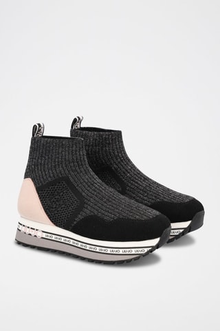 Zapatillas altas Wonder - Negro