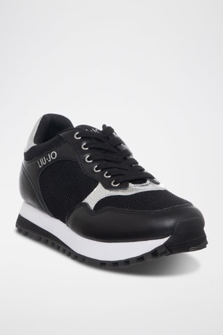 Zapatillas de piel - Negro