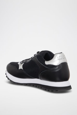 Zapatillas de piel - Negro