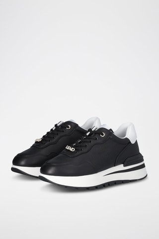 Zapatillas de piel - Negro