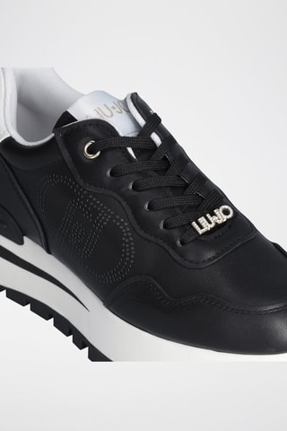Zapatillas de piel - Negro