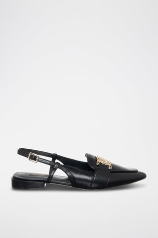 Sandalias de piel Viola - Negro