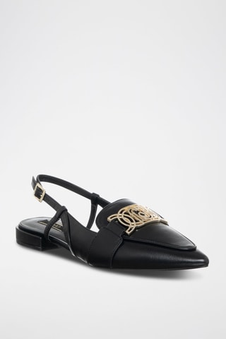 Sandalias de piel Viola - Negro