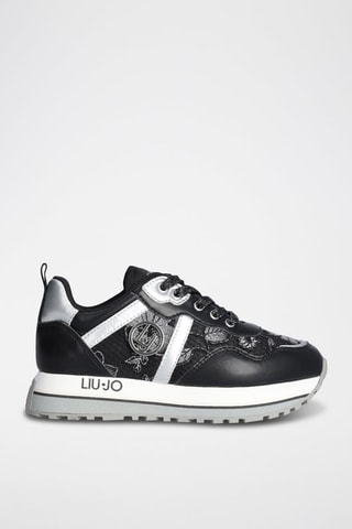 Zapatillas con plataforma - Negro