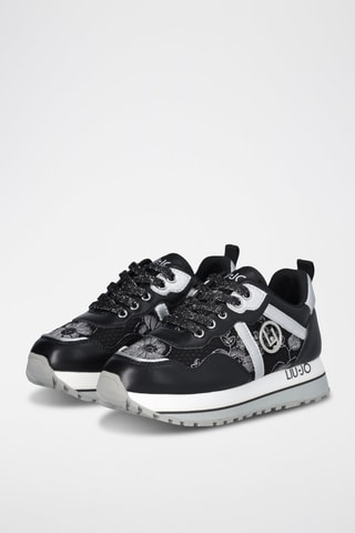 Zapatillas con plataforma - Negro