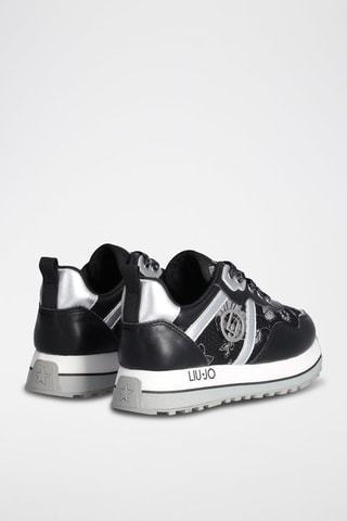 Zapatillas con plataforma - Negro