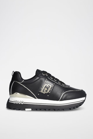 Zapatillas de piel Maxi Wonder - Negro