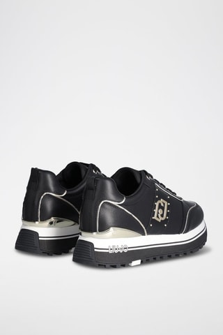 Zapatillas de piel Maxi Wonder - Negro