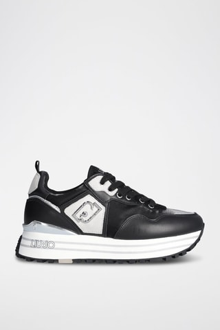 Zapatillas de piel Maxi Wonder - Negro