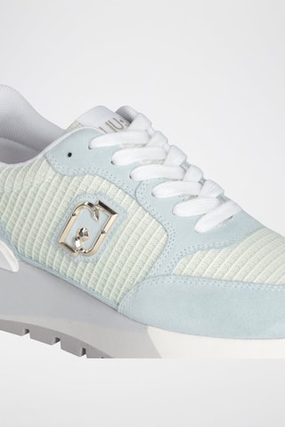 Zapatillas de piel Amazing - Blanco y gris