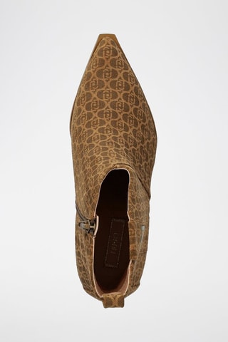Botines de piel Belinda - Marrón