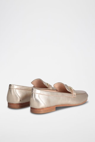 Mocasines de piel Emel - Dorado