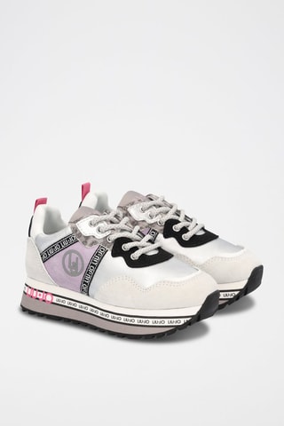 Zapatillas de piel de toro Wonder - Gris y plateado