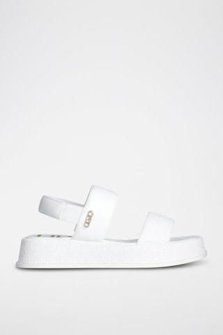 Sandalias con plataforma - Blanco