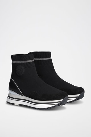 Zapatillas altas - Negro