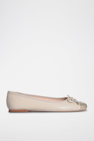 Bailarinas de piel ovina Dafne - Gris