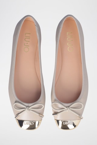 Bailarinas de piel ovina Dafne - Gris