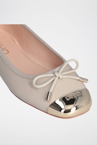 Bailarinas de piel ovina Dafne - Gris