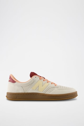 Baskets en cuir 500 - Gris clair